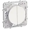 Image de Odace va-et-vient + va-et-vient lumineux 10 a à vis led orange 1 5 ma schneider