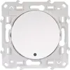 Image de Interrupteur va-et-vient ODACE 10A à vis blanc lumineux - SCHNEIDER ELECTRIC - S520263