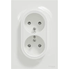 Image de Prise de courant ODACE 2P+T double blanc à griffes spécial rénovation SCHNEIDER ELECTRIC S521089