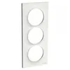 Image de Plaque Odace Styl - Blanc brillant - Triple verticale 57mm