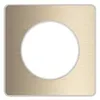 Image de Plaque Odace Touch - Bronze brossé avec liseré blanc - Unique