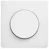 Image de Plaque Odace Touch - Translucide blanc avec liseré blanc - Unique
