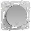 Image de Interrupteur VMC ODACE sans position arrêt aluminium - SCHNEIDER ELECTRIC - S530233.