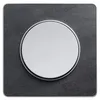 Image de Plaque Odace Touch - Pierre ardoise avec liseré aluminium - Unique
