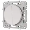 Image de Interrupteur double va-et-vient Schneider Electric Odace Blanc