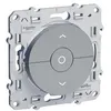 Image de SCHNEIDER ELECTRIC Interrupteur volets roulants Odace aluminium 230 V