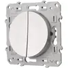 Image de Interrupteur double va-et-vient Schneider Electric Odace Aluminium