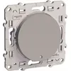 Image de Schneider Electric - Interrupteur va-et-vient + voyant LED - aluminium - Odace - Schneider