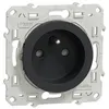 Image de Prises de courant ODACE à vis 16A connexion rapide 2P+T anthracite - SCHNEIDER ELECTRIC - S540059