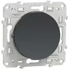 Image de Interrupteur va-et-vient ODACE 10A à vis anthracite - SCHNEIDER ELECTRIC - S540204