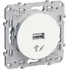 Image de Prise alimentation odace usb 5v anthracite - schneider - anthracite