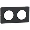 Image de Plaque ODACE TOUCH horizontal/vertical anthracite 2 postes - SCHNEIDER ELECTRIC - S540804