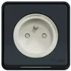 Image de Prise de courant MUREVA STYL 2P+T connexion automatique IP55 - SCHNEIDER ELECTRIC - MUR35031