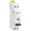 Image de Schneider Electric, Disjoncteur, Borne automatique Acti 9, 1P + N, 10A, 230V 6/10 kA, caractéristique C, borne enkelt, bredde 18 mm.