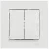 Image de SCHNEIDER ELECTRIC Double interrupteur va-et-vient complet Miluz, SCHNEIDER ELECTRIC, blanc