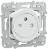 Image de Prise de courant OVALIS 2P+T 16A affleurant bornes automatiques blanc - SCHNEIDER ELECTRIC - S320052