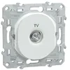 Image de Mécanisme prise TV OVALIS simple blanc - SCHNEIDER ELECTRIC - S320405
