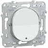 Image de Schneider Electric - Interrupteur va-et-vient lumineux 10A Blanc - Ovalis - Schneider
