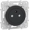 Image de Schneider Electric - Prise affleurante avec terre 2P+T anthracite 16A - Odace - Schneider
