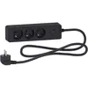 Image de Rallonge 15m Multiprises 3 Prises 2p+t Anthracite