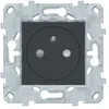 Image de Schneider Electric - Prise 2P+T affleurante 16A connexion rapide - anthracite - Unica - Schneider