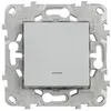 Image de Schneider Electric - Bouton poussoir + voyant LED 10A - aluminium - Unica - Schneider