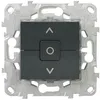 Image de Schneider Electric - Interrupteur volet-roulant 6A - anthracite - Unica - Schneider