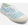 Image de LACETS SUMMER CHECKS par Bensimon Bleu 36 Femme