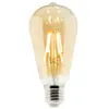 Image de Zenitech - Ampoule déco filament LED ambrée 4W E27 - Elexity
