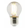 Image de Zenitech - Ampoule déco filament LED sphérique 4W E27 470lm 2700K - Blanc chaud
