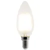 Image de Zenitech - Ampoule déco filament LED Flamme 4W E14 400lm 2700K - Blanc chaud