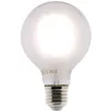 Image de Zenitech - Ampoule déco e filaments LED E27 6W - Blanc chaud - 600lm 2700K