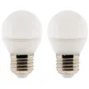 Image de Zenitech - Lot de 2 ampoules LED sphériques 5,2W E27 470lm 2700K