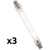 Image de Zenitech - Lot de 3 ampoules halogène 120W R7S