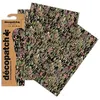 Image de 3 feuilles Décopatch - Fleurs 741