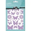 Image de Set de 2 planches à stickers Maildor Glitty Papillons et fleurs Violet