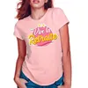 Image de T-Shirt signatures féminin rose Retraite avec feutre STC