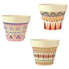 Image de STC   Lot de 3 Pots de Fleurs en Bambou Ø 15,5 cm   Motif
