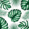 Image de 10 serviettes papier tropical party 33cm vert - sud trading cd5521