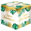 Image de urne carton anniversaire tropical party 20cm vert - sud trading cd5527b
