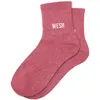 Image de Chaussettes wesh à paillettes rose