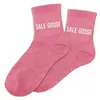 Image de Chaussettes - Femme - Rose avec paillettes - Sale gosse - Taille 36/42 - Humour - Cadeau
