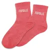 Image de Paire de chaussettes rouges à paillettes Fofolle
