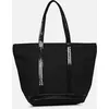 Image de Cabas M Zippe Coton par Vanessa Bruno Noir T.U Sacs