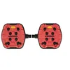 Image de Pedale vtt/trekking/city look trail grip vibram rouge 530gr (pr)