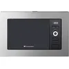 Image de Continental Edison CEMO20IXEG - Four micro-ondes grill - encastrable - 20 litres - 800 Watt - noir/inox