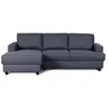 Image de PAUL Canape dangle gauche 4 places - Tissu gris anthracite - Contemporain - L 215 x P 140 cm