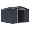 Image de Abri de jardin acier 7,06 m2. avec kit dancrage inclus