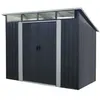 Image de Abri de jardin acier 4,59 m2. avec kit dancrage inclus