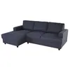 Image de PAUL Canape dangle gauche 4 places - Tissu bleu - Contemporain - L 215 x P 140 cm